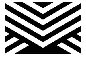 Dramatic Black and White Chevron Pattern Abstract Geometric Design with Bold Stripes for Modern Background vector