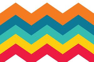 Vibrant Chevron Pattern Background Joyful, Colorful Zigzag Design for Happy Mood and Festive Celebrations - Professional digital artwork with vibrant colors and detailed composition vector