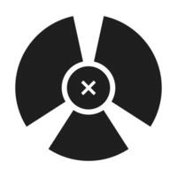 target icon over white background, line block style, ilustration vector