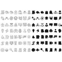 Packaging icons set. Simple illustration of 25 packing icons for web vector