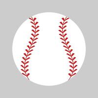 Baseball ball icon. Baseball sport hobby competition and game theme. Isolated design. illustration vector