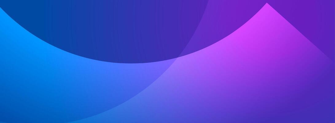 Blue and purple glowing waves abstract shiny background