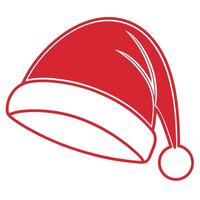 Black Beanie Christmas Style Icon vector