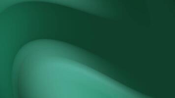 Green abstract background art with soft curved shading and smooth color transitions, ideal for digital templates, minimal design, and calming modern visuals. video