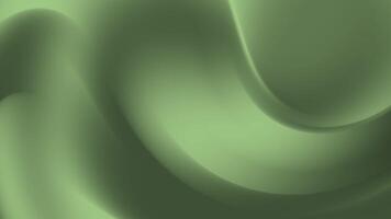 Symmetrical sage olive green abstract background with undulating organic waves. Conveys natural harmony, calm, and soothing fluidity. Ideal for wellness, eco, or meditative content. video