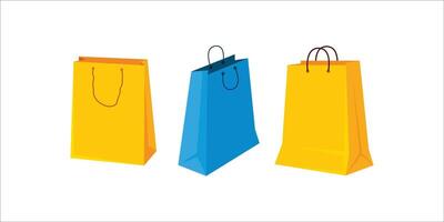Bright and vibrant collection of colorful sale shopping elements ideal for e-commerce, marketing promotions, retail events, and discount campaigns vector
