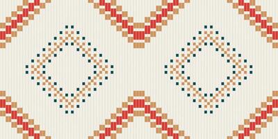 Shawl Geometric Pattern Wallpaperfolk Embroidery, Aztec Geometric Ornament Print. Design for Carpet, Wallpaper, Clothing, Wrapping, Fabric vector