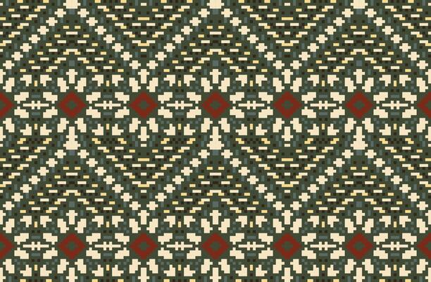 Ukraine Islamic Geometric Pattern Wallpaperfolk Embroidery, Aztec Geometric Ornament Print. Design for Carpet, Wallpaper, Clothing, Wrapping, Fabric