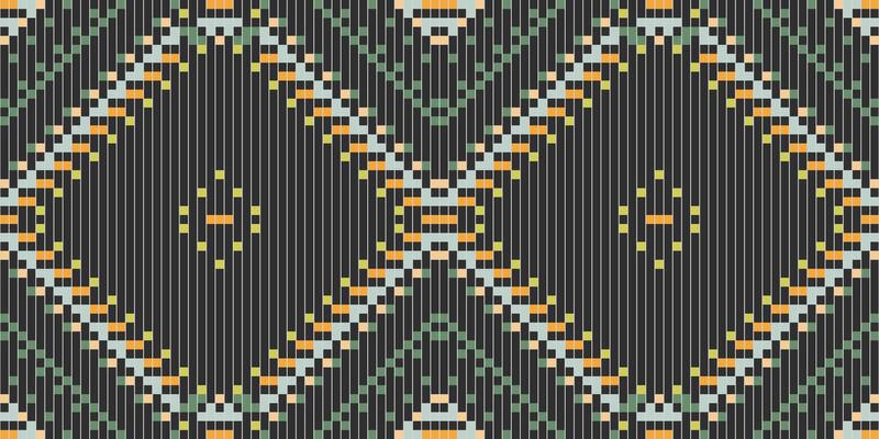 Sari Border Korean Traditional Pattern Backgroundfolk Embroidery, Aztec Geometric Ornament Print. Design for Carpet, Wallpaper, Clothing, Wrapping, Fabric