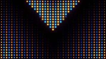 Orange and Blue Abstract Light Moving Background VJ Loop in 4K video