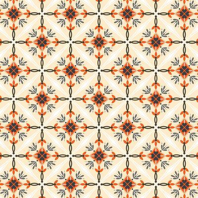Decorative abstract background featuring Moroccan and Mediterranean design with intricate geometric elements