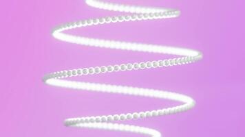 Ombre gradient 3D horizontal backgrounds wallpaper pearl beads circles sphere particles summer vibrant colors loop animation swirl knot twirl banner mockup social media doodle poster relax tranquil video