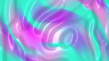 Colorful abstract animation with smooth flowing patterns video