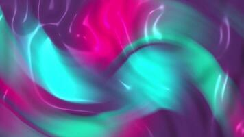 dynamisk abstrakt rörelse i vibrerande färger med slät övergångar video