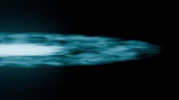 High Speed Engine Jet Stream. Plasma Thrust Effect. Thruster Fire Effect. 4K video