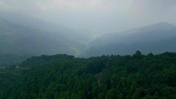 Drone Shot Over Himalayan Mountain View video
