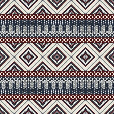Navajo aztec tribal geometric pattern. Southwestern Native American tribal seamless pattern. Ethnic geometric pattern use for fabric, textile, home decoration elements, upholstery, wrapping.