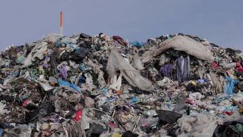 A huge pile of plastic shows the growing pollution crisis in cities and highlights urgent environmental issues video