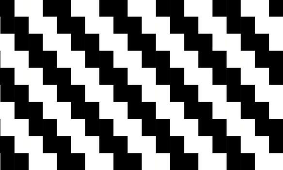 Abstract rectangle black and white zigzag geometric pattern. diagonal pattern. texture board. vector