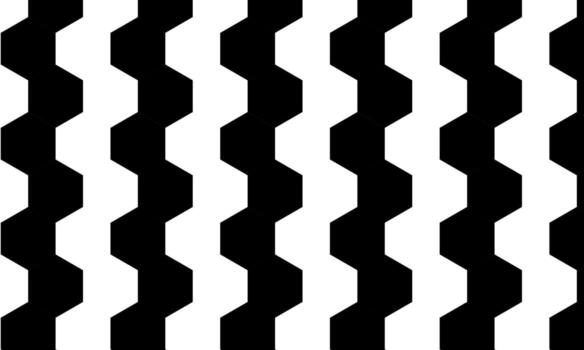 Hexagon black and white geometric pattern. vertical pattern. modern ornament stripe. vector