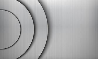 Abstract metal circle pattern background. blank stage with copy space. artistic decoration concept. vector