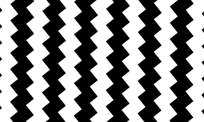 Abstract rectangle black and white zigzag geometric pattern. vertical pattern. monochrome decoration.
