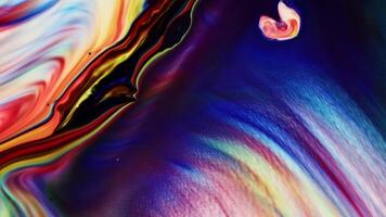Colorful Abstract Ink Paint Diffusion Paradox Illusion Shapes video