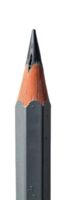 Diligent used pencil in detailed closeup, ready for writing and drawing png