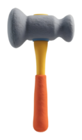 Playful colorful plush toy hammer, perfect for child imaginative fun png