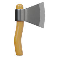 Axe 3d icon rendering illustration png