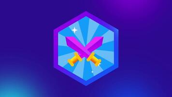 A rocket launching from a hexagonal badge represents breakthrough success, innovation, and the bold pursuit of upward goals with excellence video