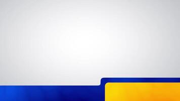 A simple bar interface blends yellow and blue tones, reflecting transitions or buffering stages in digital user interfaces or media platforms video