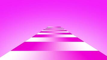 A bright pink futuristic track suggests a high-speed communication pathway through a digitally enhanced, visually immersive landscape video