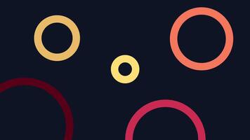 A playful animated background featuring floating and bouncing circular elements with varying colors, suitable for creative content intros video
