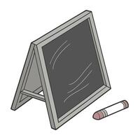 Chalkboard Sign with Chalk Illustration for Menu or Promotion vector