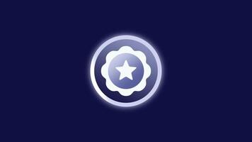 A glowing circular badge icon with a star in the center on a dark background, symbolizing excellence and standout performance video