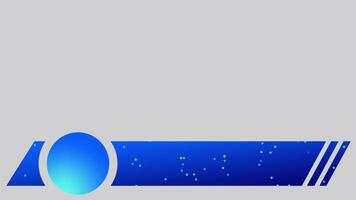A blue sphere rests on a segmented path set against a gray background, symbolizing progress, communication, and digital continuity video