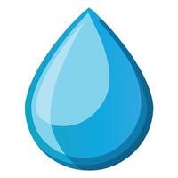 Water drop icon illustration vector