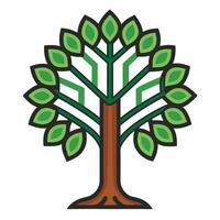 Tree icon illustration design vector