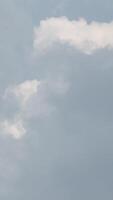 Vertical full HD time lapse footage of fluffy clouds video