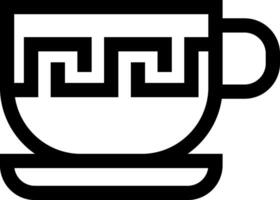 Simple Drinking Cup Vessel Icon vector