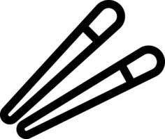 Essential Chinese Chopsticks Icon vector
