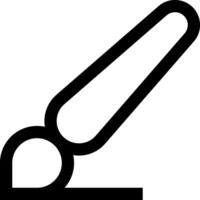 Traditional Calligraphy Brush Icon vector