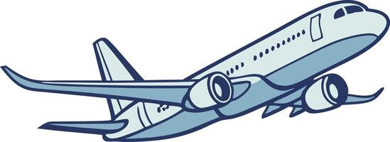 Realistic Flight Journey Design Featuring Passenger Experience and Airport Travel vector