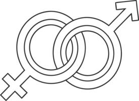 Unique Gender Equality Design Perfect for Advocacy Awareness and Empowerment Campaigns vector