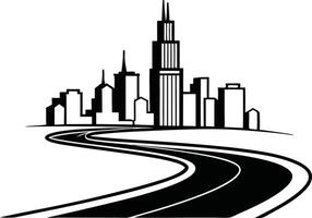 City Tour and Urban Exploration Design Featuring Travel and Modern Architecture Concepts vector