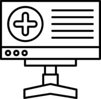 Computer Line Icon vector