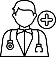 Doctor Line Icon vector