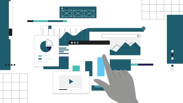 Navigating Digital Interfaces vector