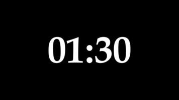 Five Minute Timer Countdown Animation video